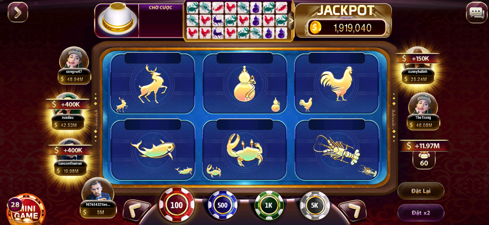 A screenshot of a slot game within the JILI7 application.
